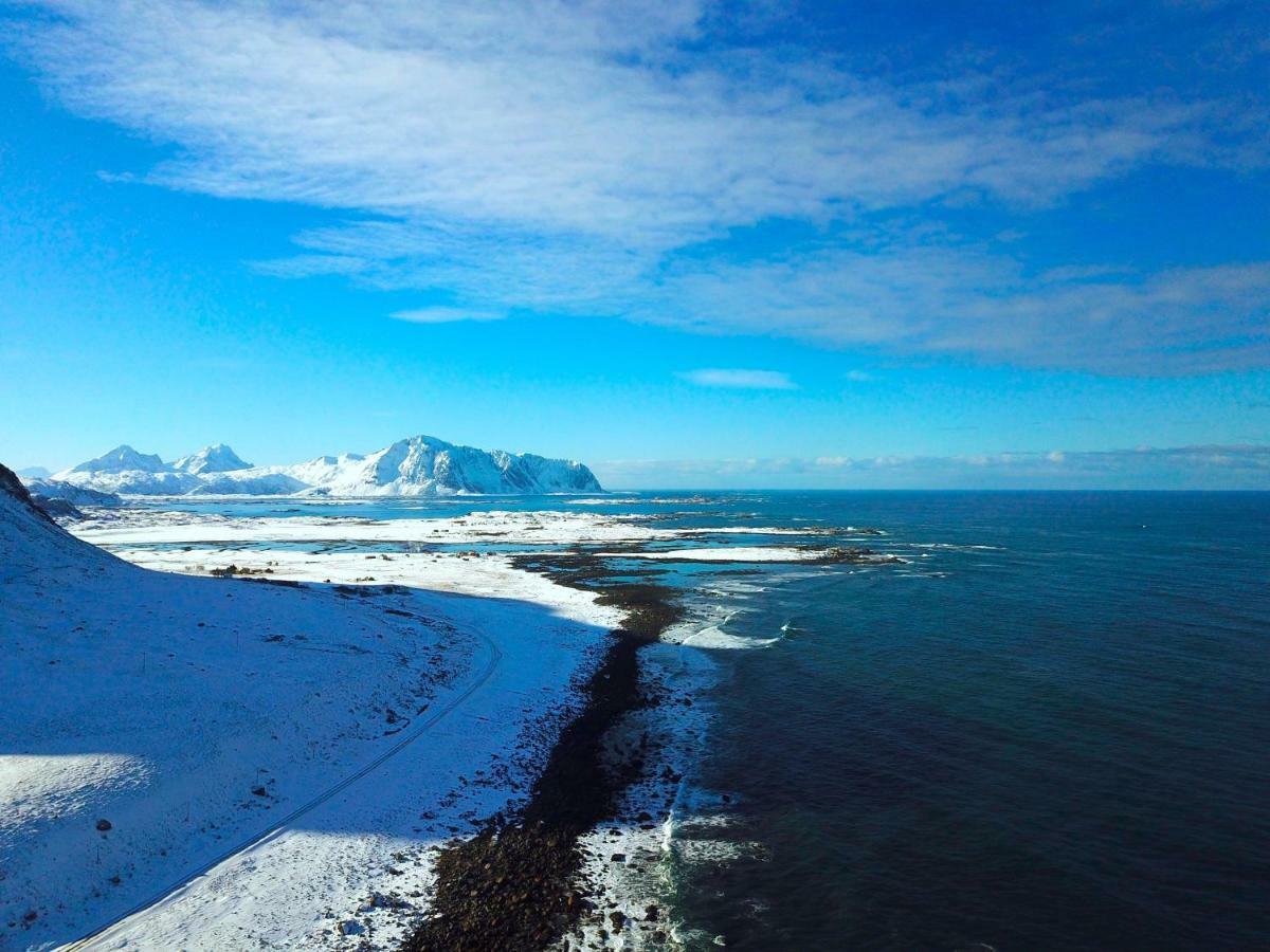 Midnight Sun View Lofoten Leknes Exterior foto