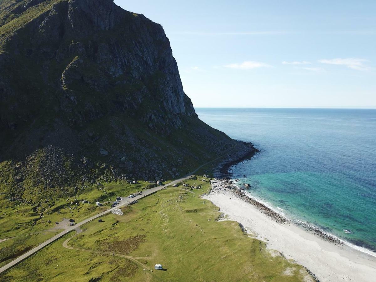 Midnight Sun View Lofoten Leknes Exterior foto